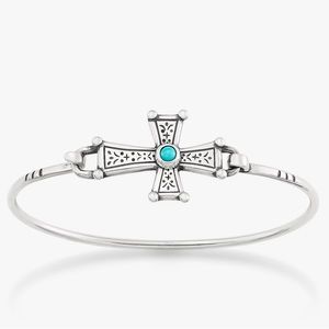 James Avery Turquoise Cross Hook Bracelet
